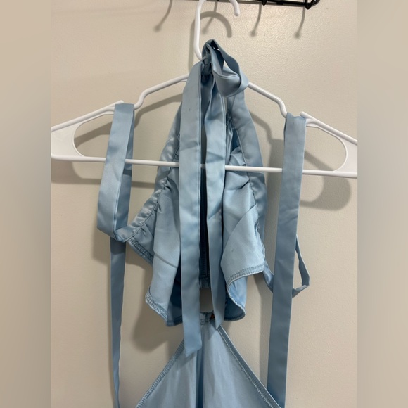 NWT Peppermayo Marseille Mini Dress in Baby Blue - Picture 8 of 12